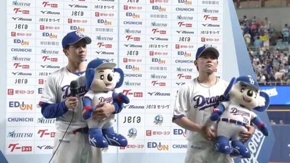 中日・村松開人、1軍復帰戦でいきなり活躍を見せる！！！