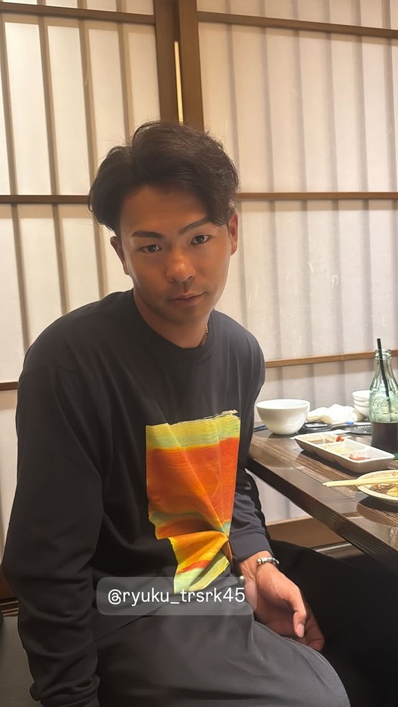 中日・後藤駿太、土田龍空の写真を投稿する