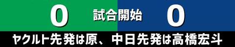 9月4日(日)　セ・リーグ公式戦「ヤクルトvs.中日」【試合結果、打席結果】　中日、6-3で勝利！　14安打6得点で2連勝！！！高橋宏斗が今季5勝目を挙げる！！！