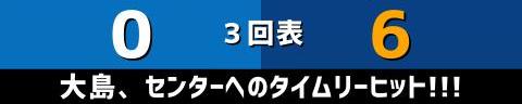 3月12日(日)　オープン戦「DeNAvs.中日」【全打席結果速報】　田中幹也、カリステ、福永裕基らが出場！！！