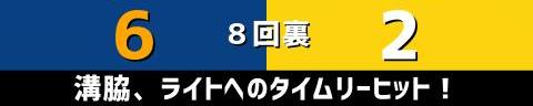 8月21日(土)　セ・リーグ公式戦「中日vs.阪神」【試合結果、打席結果】　中日、6-2で勝利！　連勝で2カード連続の勝ち越しを決める！！！