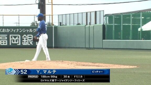 中日新助っ人・マルテ、最速157km/hで1回3奪三振!!!