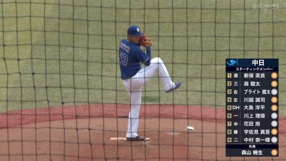 中日・ブライト健太の打球が伸びる！！！　左中間への今季ファーム第1号ホームラン！！！【動画】