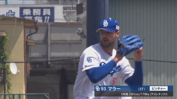 中日ドラゴンズ2軍、先発はマラー 4番ブライト健太、ファースト石川昂弥でスタメン