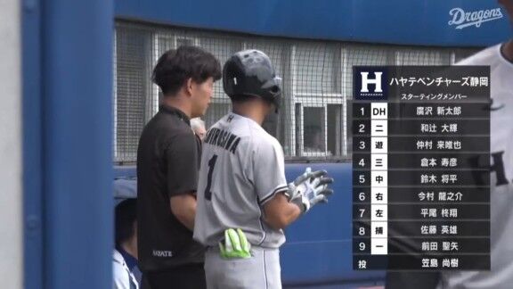 中日ドラフト6位・花田旭が3試合連続打点!!! 同点に追いつく!!!