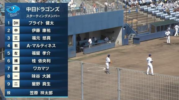 サブポジション挑戦？　中日ドラフト4位・味谷大誠捕手、ファームの試合で守備についたポジションが…