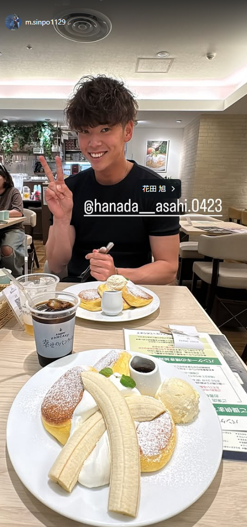 中日ルーキー2人でパンケーキを食べに行く