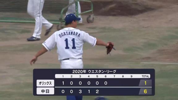 中日・小笠原慎之介、ファームで7回途中3失点の粘投！「修正してやっていきたいと思います」【投球結果】