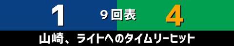 5月14日(金)　セ・リーグ公式戦「中日vs.ヤクルト」【試合結果、打席結果】　中日、1-4で敗戦…チャンスであと1本が出ず、10安打6四死球も1得点