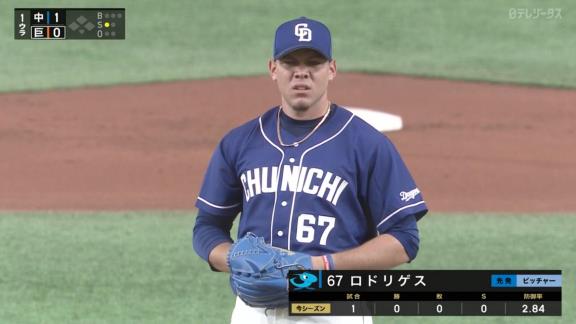 中日・Y.ロドリゲス、7回1失点9奪三振の快投で来日初勝利！「ドラゴンズに感謝したい。次もいい投球がしたい」【投球結果】