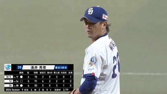 9月2日(水)　セ・リーグ公式戦「中日vs.広島」　中日ドラゴンズ、スタメン発表！！！