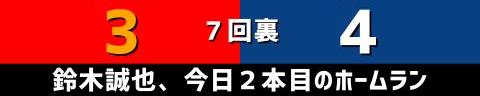 9月7日(火)　セ・リーグ公式戦「広島vs.中日」【試合結果、打席結果】　中日、7-8で敗戦…　ライデル・マルティネスがまさかの5失点で逆転サヨナラ負け…