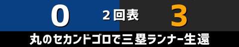 9月23日(金)　セ・リーグ公式戦「中日vs.巨人」【試合結果、打席結果】　中日、3-9で敗戦…　福留孝介選手の引退試合を勝利で飾れず…