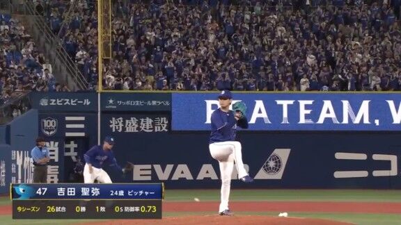 中日・吉田聖弥、完璧に抑え込む!!!