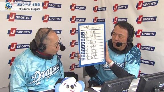 ギャオス内藤さんによる、2026年中日ドラゴンズ開幕スタメン予想