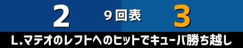 2月19日(日)　練習試合「中日vs.WBCキューバ代表」【試合結果、打席結果】　中日、2-3で敗戦…　今季対外試合で初の敗戦…