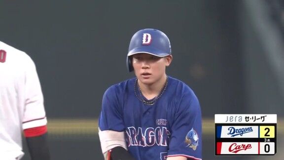 中日・村松開人「マラーも頑張っていますし、福永さんもよく走ってくれました。ワンチームで頑張ります」