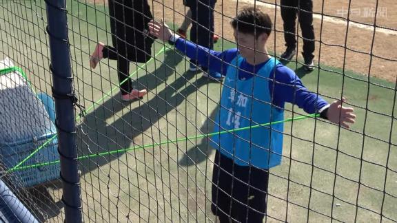 中日ドラゴンズ新人合同自主トレ、初日の様子が公開される【動画】