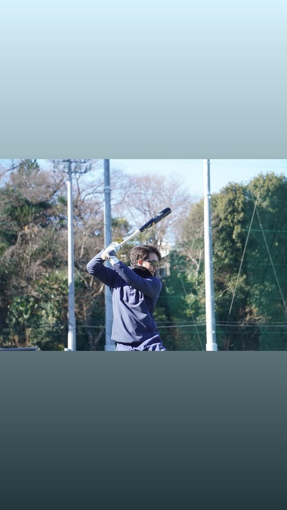 中日・山本泰寛「母校で練習初め　2026年も頑張ります！」