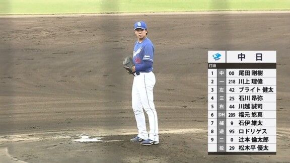中日2軍、石川昂弥の走者一掃タイムリーツーベースで先制!!!