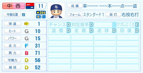 6月11日(木) 『パワプロ2026』が発売！！！　中日ドラフト1位・中西聖輝の選手能力査定・紹介文は…？