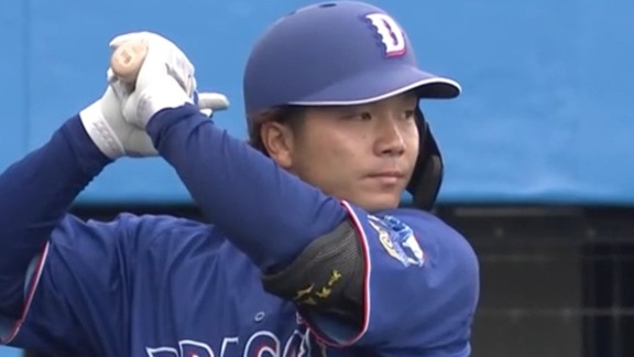 中日・知野直人、2月17日(火) 練習試合「日本ハムvs.中日」で1安打1打点
