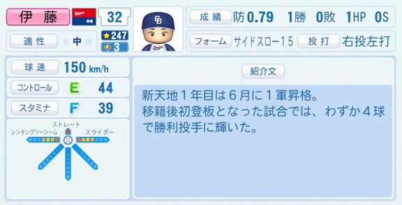 中日・伊藤茉央、『パワプロ2026』9月10日(木)アップデートでの選手能力査定は…?