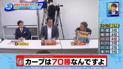 川口和久さん「ドラゴンズって昨年何勝したか知っていますか？」