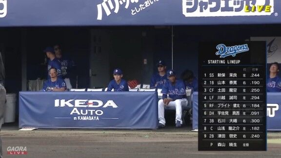 中日ドラゴンズ2軍、1点先制！！！