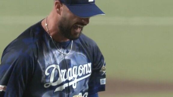 中日・マラー、見事な快投を披露する！！！