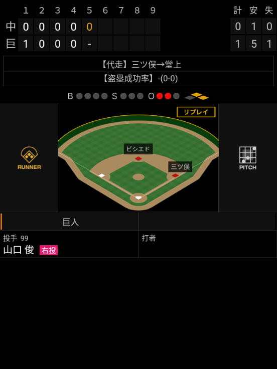 中日・三ツ俣大樹が負傷交代…　チーム初ヒットを放った直後に代走を送られる…