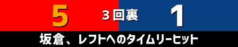 5月20日(金)　セ・リーグ公式戦「広島vs.中日」【試合結果、打席結果】　中日、5-11で敗戦…　初回から満塁ホームランを被弾、中盤にも集中打で突き放される…