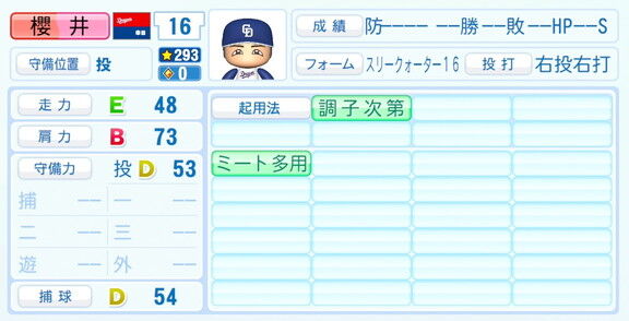 6月11日(木) 『パワプロ2026』が発売!!! 中日ドラフト2位・櫻井頼之介の選手能力査定・紹介文は…?