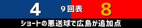 2月26日(日)　オープン戦「中日vs.広島」【試合結果、打席結果】　中日、4-8で敗戦…　2者連続ホームランなどで序盤に4点を先制するも逆転負け…