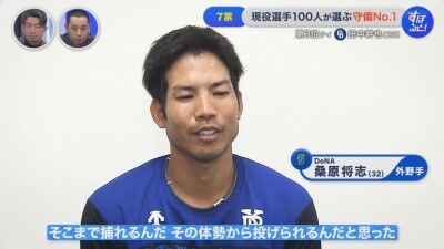 西武・桑原将志、中日・田中幹也の守備について…