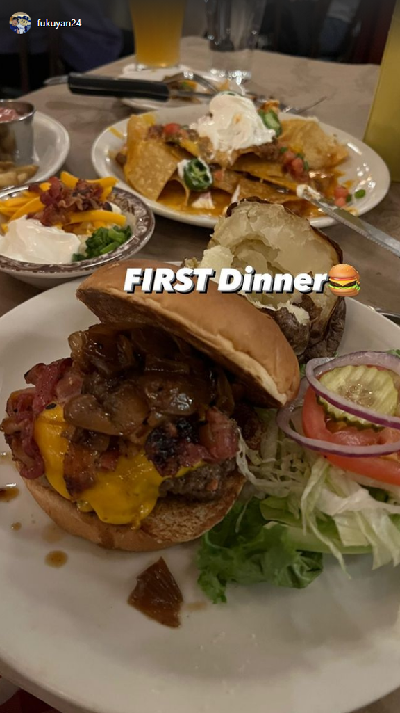 中日・福谷浩司投手「FIRST Dinner」「FIRST Breakfast」
