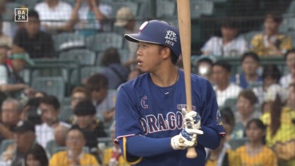 中日・岡林勇希が2安打マルチヒット