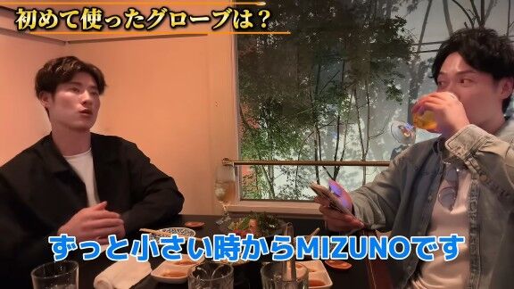 Q.初めて使ったグローブは？ → 中日・上林誠知が回答