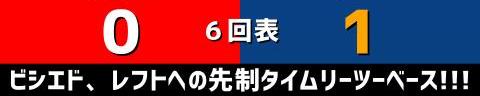 10月2日(日)　セ・リーグ公式戦「広島vs.中日」【試合結果、打席結果】　中日、3-0で勝利！　今季最終戦は投打噛み合い快勝！！！勝利で締めくくる！！！