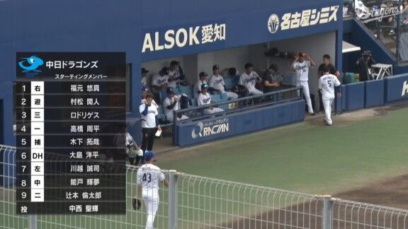中日・村松開人、実戦復帰！！！