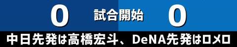 7月18日(月)　セ・リーグ公式戦「中日vs.DeNA」【全打席結果速報】　ワカマツ、土田龍空、石橋康太、高橋宏斗らが出場！！！