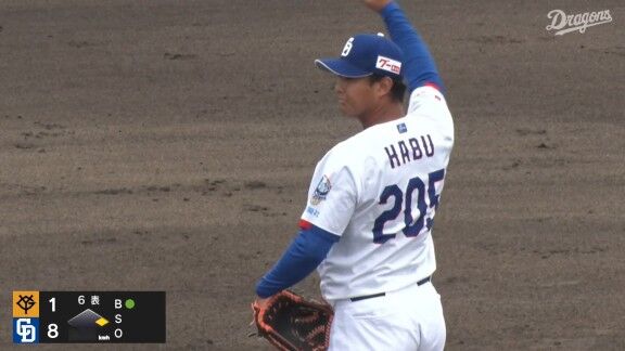 中日・土生翔太が久しぶりの登板