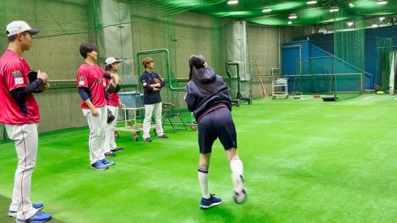 オリックス・宮城大弥投手「さぁ楽天ファン！」　中日・高橋宏斗投手「楽天ファンですか？（笑）」　阪神・湯浅京己投手「敵！敵！（笑）」　高橋宏斗投手「ちょっと1回帰りますか（笑）」