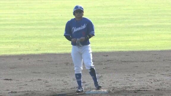 中日・村松開人、11月16日(日) 練習試合「阪神vs.中日」で2安打マルチヒット!!!