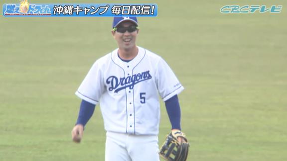 中日・片岡篤史2軍監督「ノック弱い？ 病み上がりだからまだ力ないよ～」