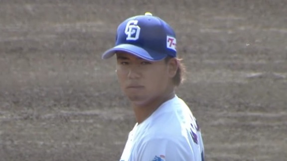 中日・松木平優太、2月12日(木) 練習試合「中日vs.ヤクルト」での登板結果