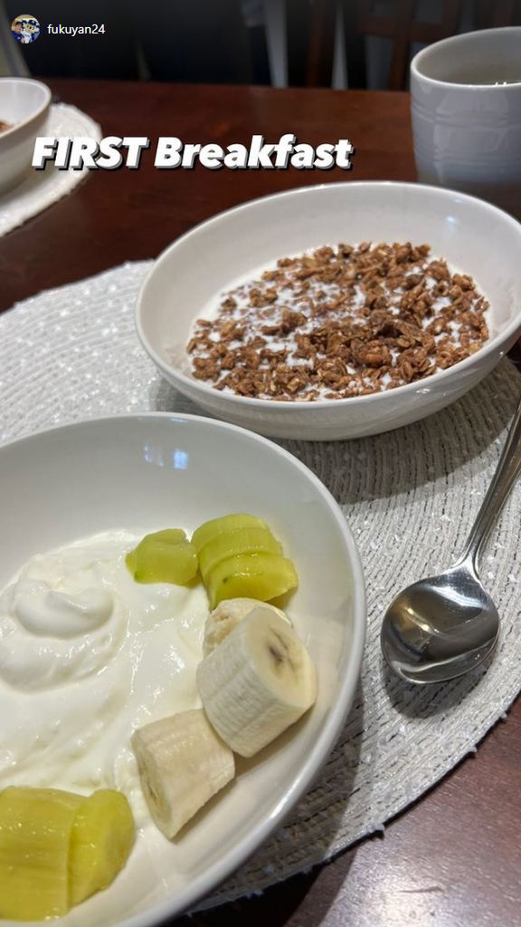 中日・福谷浩司投手「FIRST Dinner」「FIRST Breakfast」