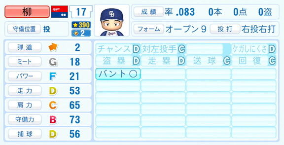 中日・柳裕也、『パワプロ2026』6月11日(木)アップデートでの選手能力査定・紹介文は…? オンライン能力更新で強化される!!!