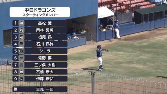 衝撃の超高弾道！？　中日ドラフト1位・石川昂弥、レフトへの第3号2ランホームランを放つ！「最低限、犠牲フライという気持ちで打席に入りました」　仁村徹2軍監督「これからが楽しみ」【動画】