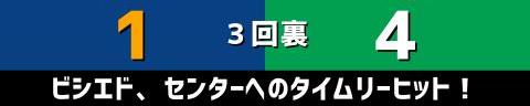 9月12日(日)　セ・リーグ公式戦「中日vs.ヤクルト」【試合結果、打席結果】　中日、9-5で勝利！　4点ビハインドからの大逆転勝利で3連勝！！！